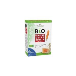3 CHENES BIO GINSENG GELEE ROYALE MIEL 30 AMPOULES - 3 CHENES