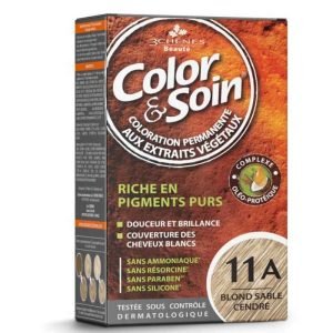 3 CHENES COLOR ET SOIN COLORATION PERMANENTE 11A BLOND SABLE CENDRE 135 ML - 3 CHENES COLOR