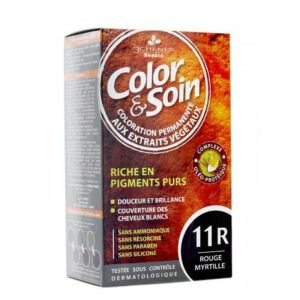 3 CHENES COLOR ET SOIN COLORATION PERMANENTE 11R ROUGE MYRTILLE 135 ML - 3 CHENES COLOR
