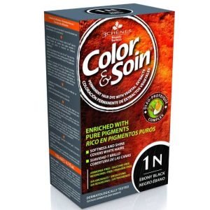 3 CHENES COLOR ET SOIN COLORATION PERMANENTE 1N NOIRE EBENE 135 ML - 3 CHENES COLOR