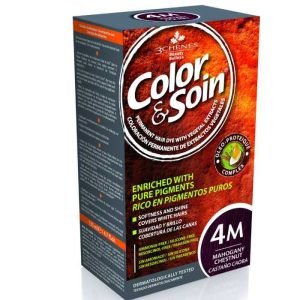 3 CHENES COLOR ET SOIN COLORATION PERMANENTE 4M CHATAIN ACAJOU 135 ML - 3 CHENES COLOR