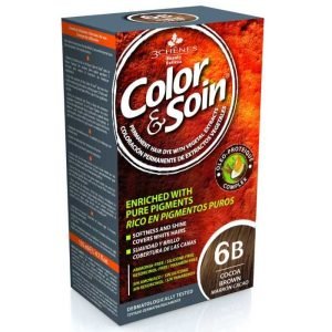 3 CHENES COLOR ET SOIN COLORATION PERMANENTE 6B MARRON CACAO 135 ML - 3 CHENES COLOR