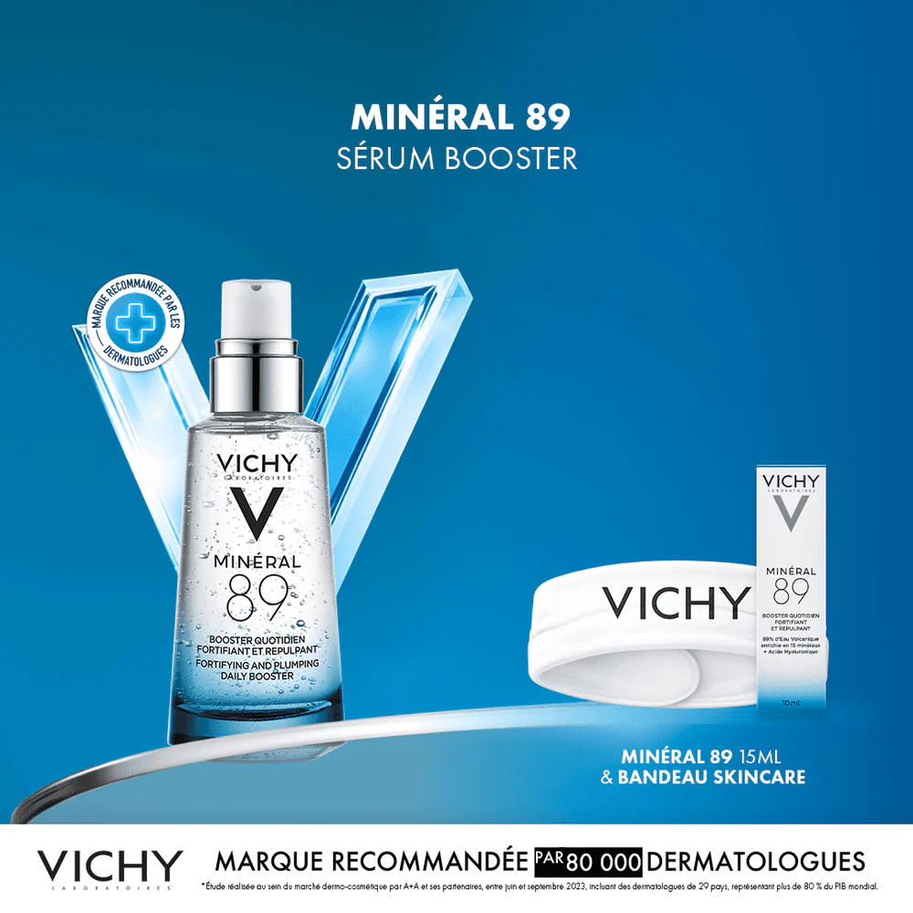 VICHY MINERAL 89 SERUM FORTIFIANT 50 ML+ Cadeaux offerts