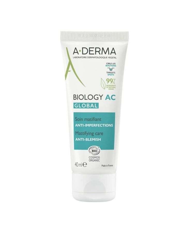 ADERMA BIOLOGY AC GLOBAL SOIN MATIFIANT ANTI IMPERFECTIONS 40 ML - A-DERMA