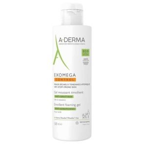 ADERMA EXOMEGA CONTROL GEL MOUSSANT EMOLLIENT ANTI GRATTAGE 500 ML - A-DERMA