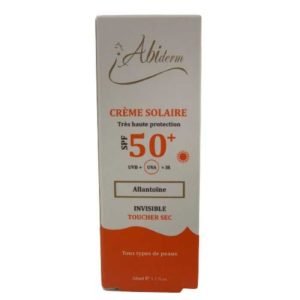 ABIDERM CREME SOLAIRE INVISIBLE SPF 50+ TOUCHER SEC 50 ML - ABIDERM