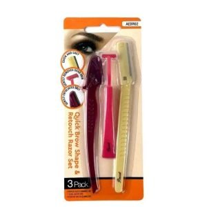 ABSOLUTE HOT ENSEMBLE DE RASOIR DE MISE EN FORME ET DE RETOUCHE RAPIDE PACK DE 3 - ABSOLUTE HOT