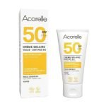 ACORELLE 50 SPF UVA CREME SOLAIRE VISAGE HAUTE PROTECTION ORGANIQUE 50ML - ACORELLE