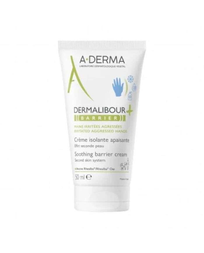 ADERMA DERMALIBOUR + BARRIER CREME ISOLANTE MAINS IRRITEES 50 ML - A-DERMA