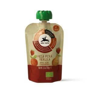 ALCE NERO PUREE DE POMME POIRE ET FRAISE 100 G - ALCE NERO