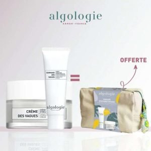 ALGOLOGIE COFFRET GOMMAGE DES VAGUES CREME EXFOLIANTE HYDRA FRAICHEUR 50 ML - ALGOLOGIE