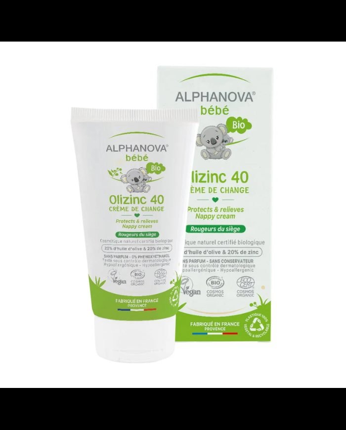 ALPHANOVA OLIZINC 40 CREME DE CHANGE BEBE 50 G - ALPHANOVA