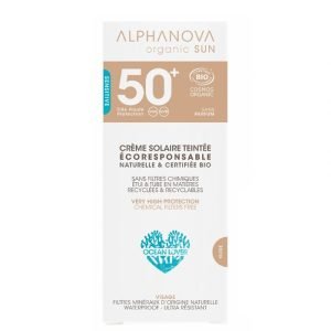 ALPHANOVA ORGANIC SUN SPF 50+ CREME SOLAIRE TEINTEE 50 G - ALPHANOVA