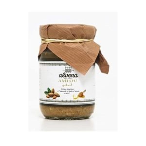 ALVENA AMLOU CREME A TARTINER AMANDE ET HUILE ARGAN 200 G - ALVENA