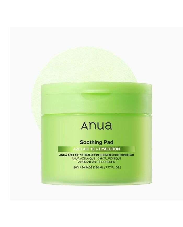 ANUA SOOTHING PAD AZELAIC 10+ HYALURON 90 PADS - ANUA