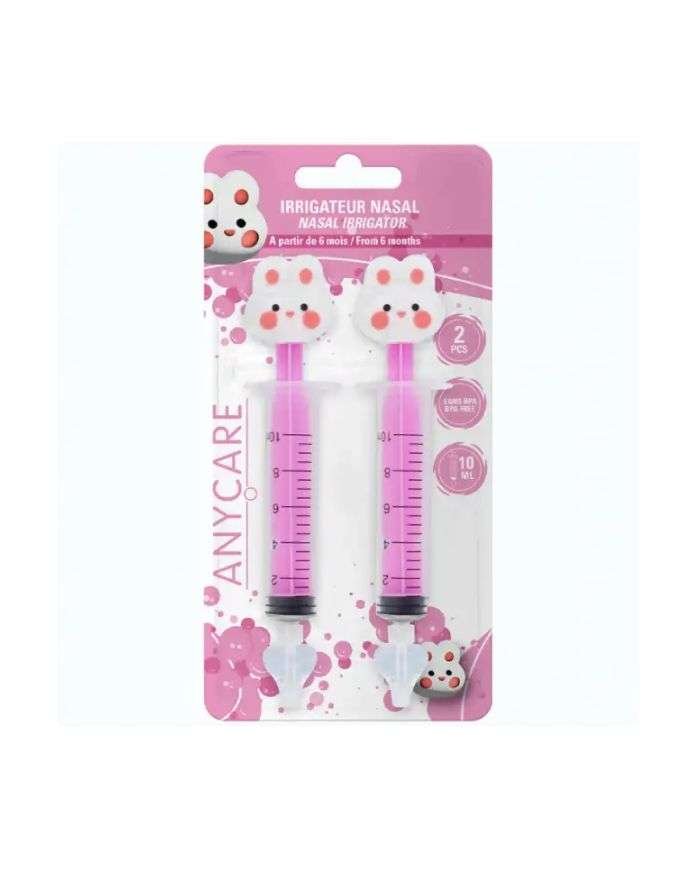 ANYCARE IRRIGATEUR NASAL 2 PIECES LAPIN 10 ML 6 MOIS + - ANYCARE