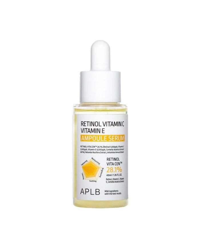 APLB RETINOL VITAMIN C VITAMINE E AMPOULE SERUM 40 ML - APLB