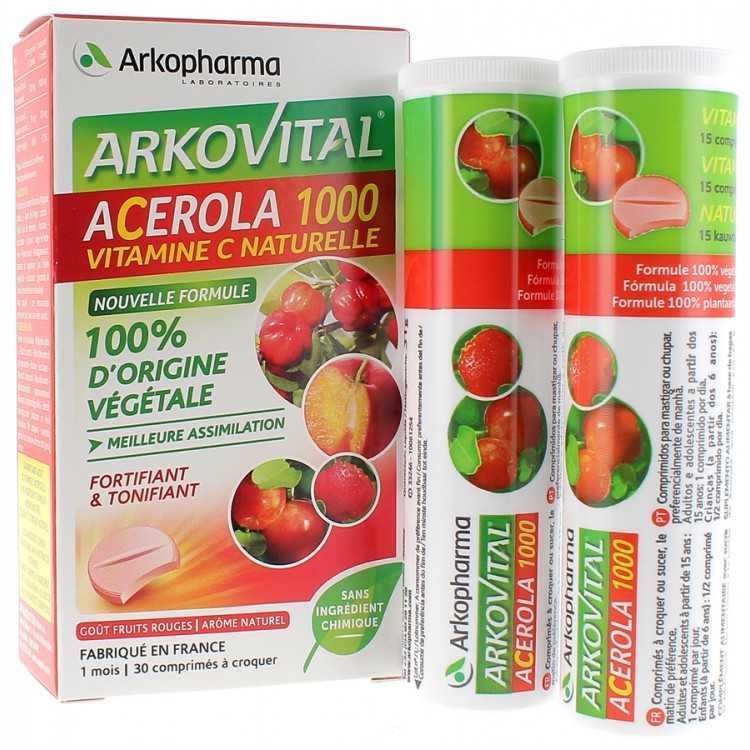 ARKOPHARMA ACEROLA 1000 - ARKOPHARMA