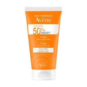 AVENE CREME FINI INVISIBLE SPF 50+ PEAUX SENSIBLES SECHES 50 ML - AVENE