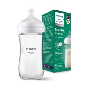 AVENT BIBERON NATURAL EN VERRE 240 ML 1MOIS+ 8 OZ - AVENT