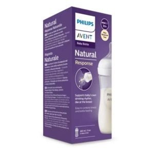 AVENT BIBERON NATURAL RESPONSE 1MOIS + 260 ML 9 OZ - AVENT