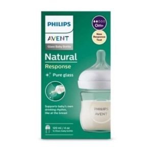 AVENT BIBERON NATURAL RESPONSE EN VERRE 120 ML 0 MOIS+ 4 OZ - AVENT