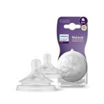 AVENT NATURAL RESPONSE LOT DE 2 TETINES 6 MOIS+ FLUX 6 - AVENT