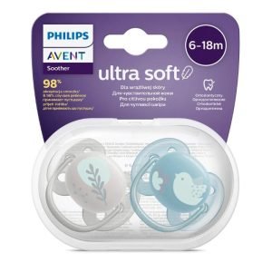 AVENT SUCETTE ORTHODONTIQUE ULTRA SOFT PEAU SENSIBLE 6 A 18 MOIS - AVENT