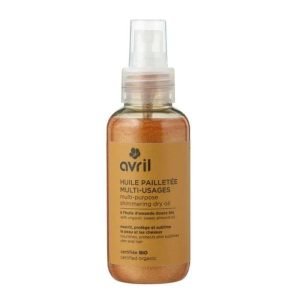 AVRIL HUILE PAILLETEE MULTI USAGES A L HUILE D AMANDE DOUCE 100ML - AVRIL COSMETIQUE BIO
