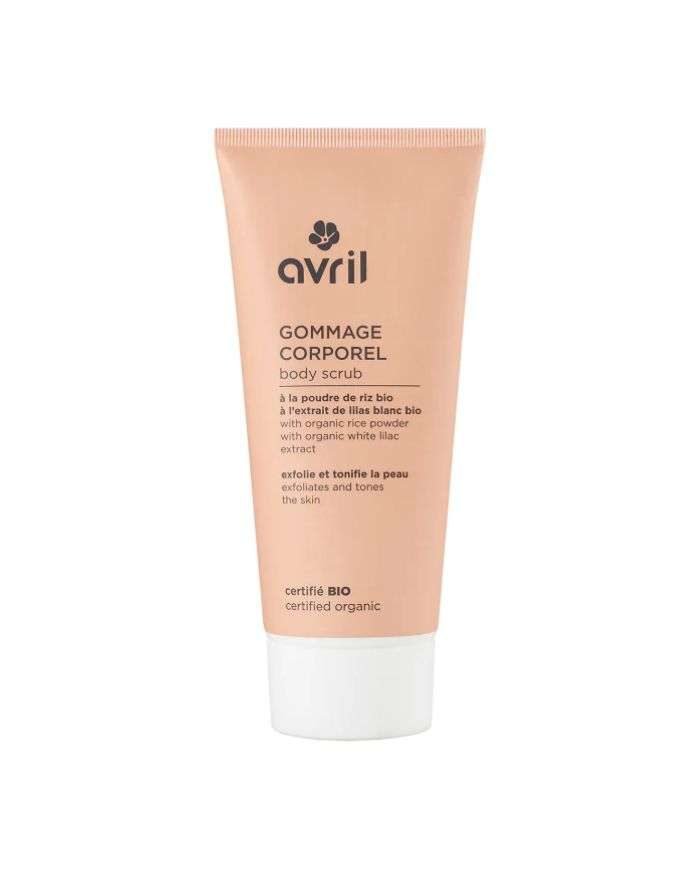 AVRIL GOMMAGE CORPOREL A LA POUDRE DE RIZ BIO 200 ML - AVRIL COSMETIQUE BIO