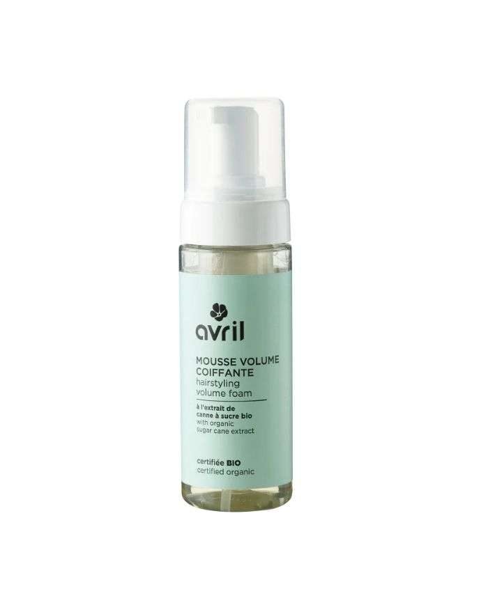 AVRIL MOUSSE VOLUME COIFFANTE EXTRAIT DE CANNE A SUCRE BIO 150ML - AVRIL COSMETIQUE BIO