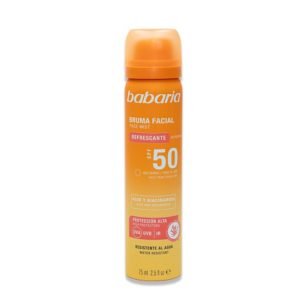BABARIA BRUME FACIALE RAFRAICHISSANTE SPF 50 75 ML - BABARIA
