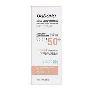 BABARIA CREME MULTI PROTECTION COLOR SPF50+ 50ML - BABARIA