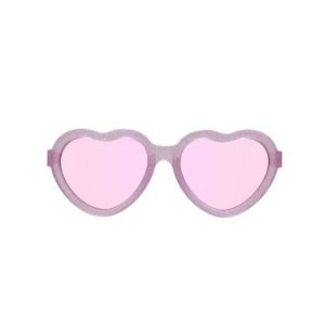 BABIATORS LUNETTE SOLAIRE ORIGINALS COEURS VERRES MIROIR VIOLETTES AGE 0-2 ANS SPARKLE SQUAD - BABIATORS