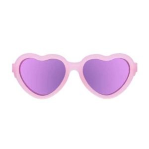 BABIATORS LUNETTE SOLAIRE POLARIZED COEURS VERRES MIROIR VIOLETTES AGE 0-2 ANS - BABIATORS