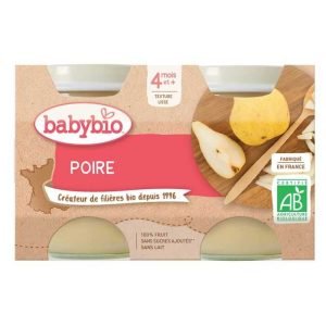 BABYBIO PETIT POT POIRE DE PROVENCE 2*130G - BABYBIO