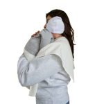BAMBIDOU MAXI LANGE 100CM*100CM IVOIRE A CARRE - BAMBIDOU