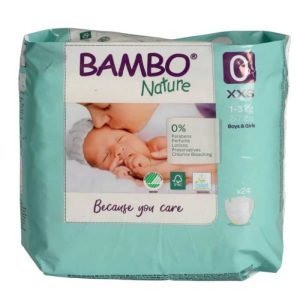 BAMBO NATURE COUCHES TAILLE 0 XXS 1-3 KG 24 UNITES - BAMBO NATURE