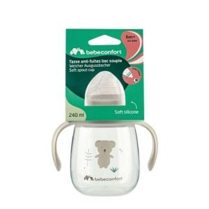 BEBE CONFORT TASSE ANTI FUITE BEC SOUPLE 6 MOIS+ 240ML - BEBE CONFORT