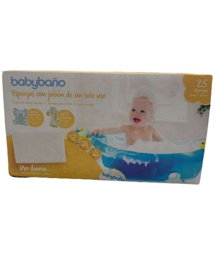 BEGOBANO EPONGE SAVONNEUSE BEBE 25 UNITES - BEGOBANO