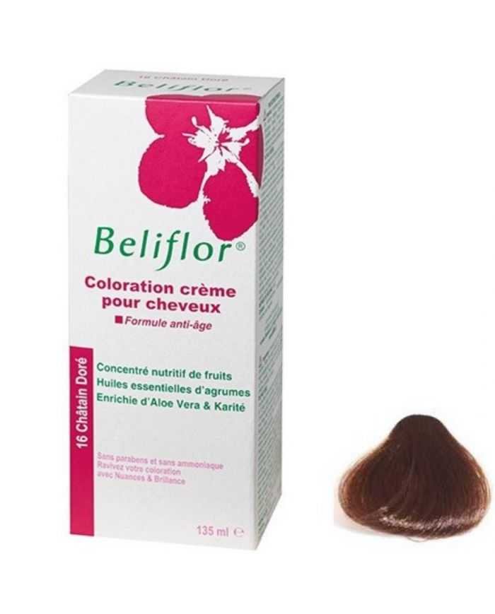 BELIFLOR COLORATION CHEVEUX 16 CHATAIN DOREE 135 ML - BELIFLOR