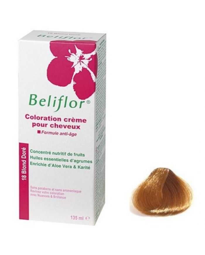 BELIFLOR COLORATION CHEVEUX 18 BLOND DORE 135 ML - BELIFLOR