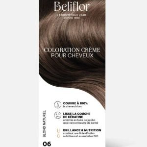BELIFLOR COLORATION CREME POUR CHEVEUX 06 BLOND NATUREL 135 ML - BELIFLOR