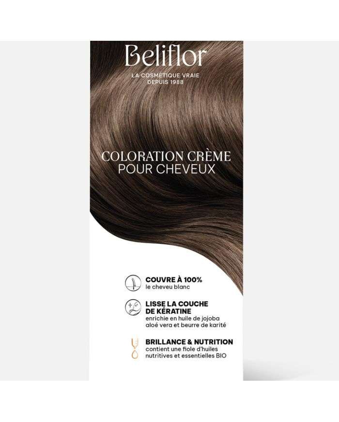 BELIFLOR COLORATION CREME POUR CHEVEUX 07 BLOND MOYEN 135 ML - BELIFLOR