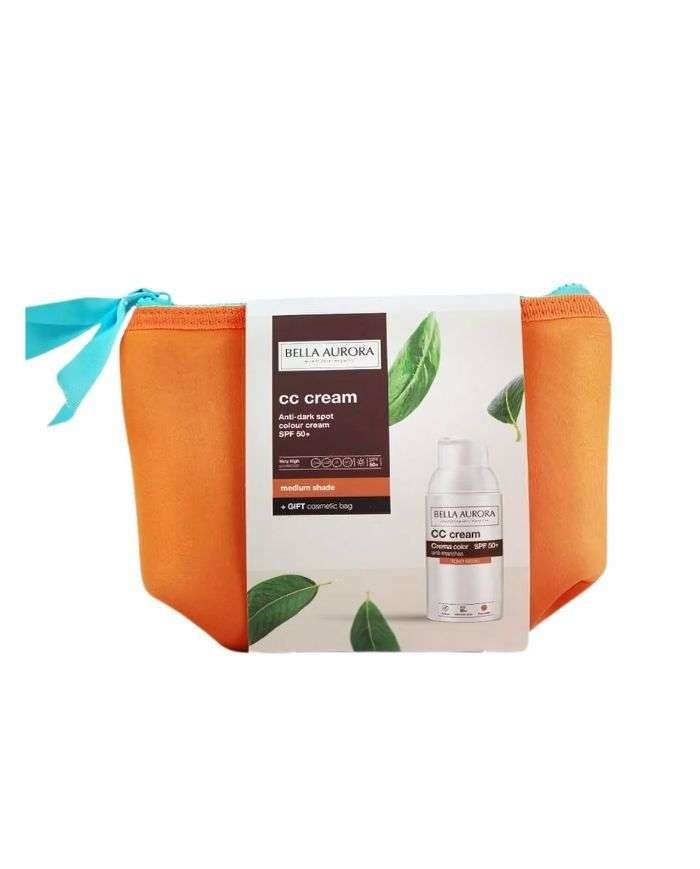 BELLA AURORA OFFRE CC CREME ANTI TACHES SPF50 TEINTE MEDIUM + TROUSSE OFFERTE - BELLA AURORA