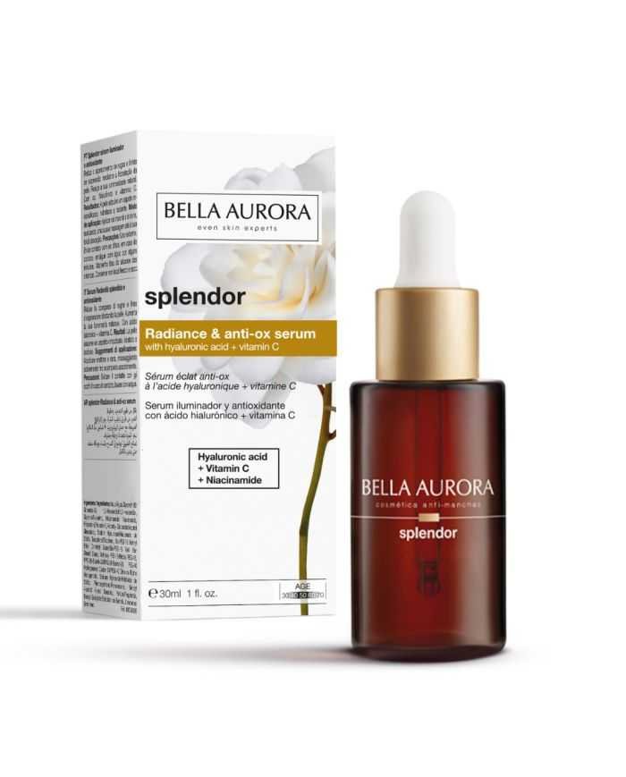 BELLA AURORA OFFRE SPLENDOR SERUM ECLAT ANTI OX 30 ML + ROULEUR VISAGE OFFERT - BELLA AURORA