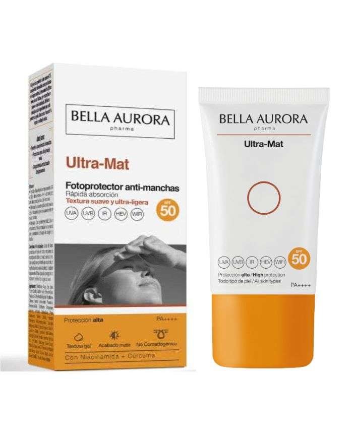 BELLA AURORA ULTRA MAT PHOTOPROTECTEUR ANTI TACHES SPF 50 50 ML - BELLA AURORA