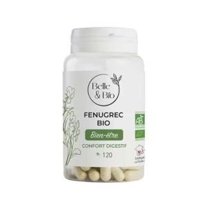 BELLE AND BIO FENUGREC BIO 120 GELULES - BELLE AND BIO