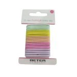BETER ELASTIQUE CHEVEUX MULTICOLORE PACK DE 20 REF 19207 - BETER