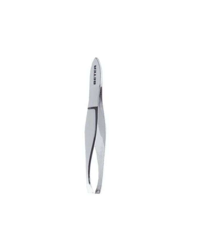 BETER PINCE A EPILER CHROMEE A POINTE DROITE REF 24001 - BETER